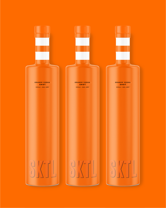 SKTL ORANGE VODKA 3 PACK