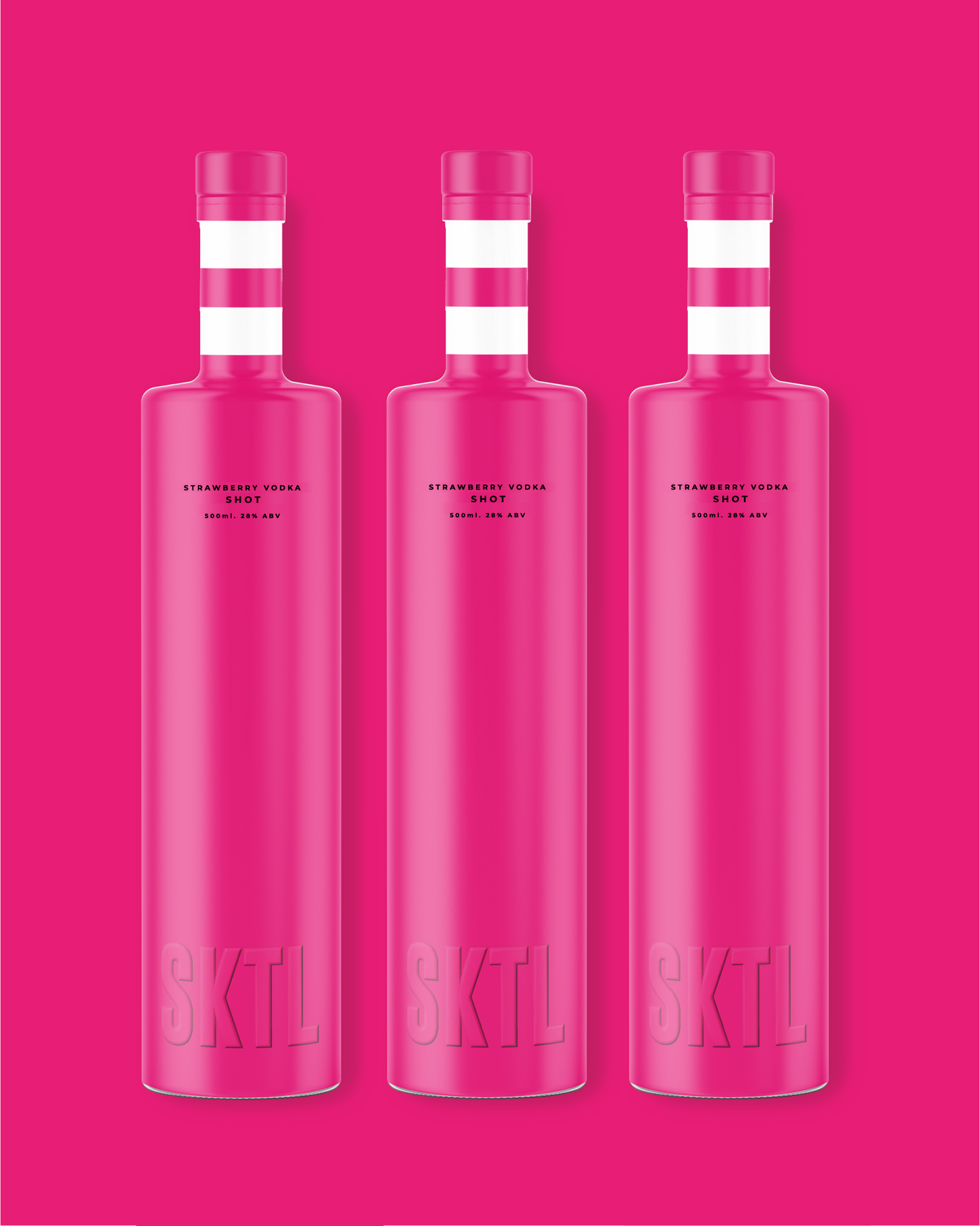 SKTL STRAWBERRY VODKA 3 PACK